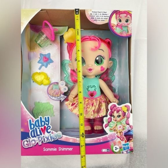 Baby Alive GloPixies Sammie Shimmer Baby Doll 10” - Picture 8 of 11